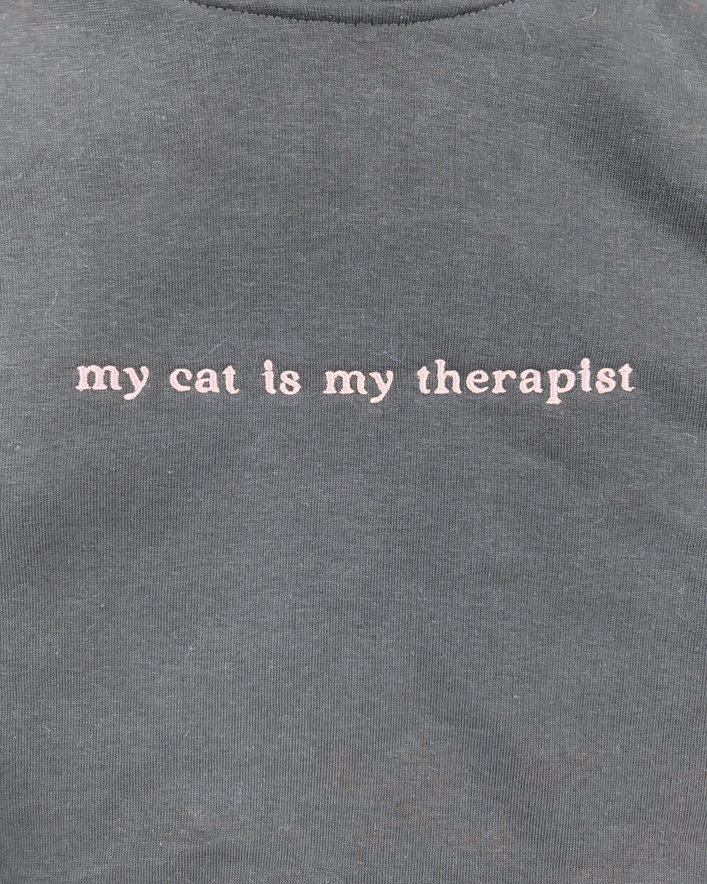 My Cat is My Therapist Hoodie