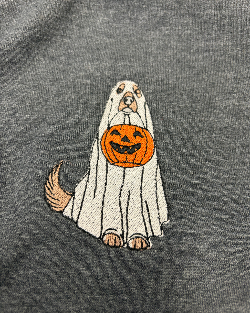 Halloween Ghost Dog Crewneck