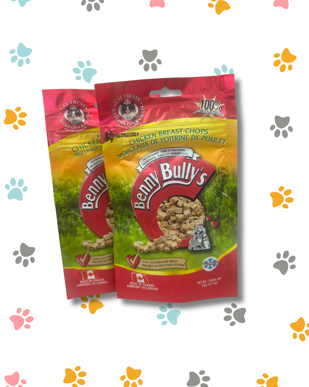 Benny Bully's Chicken Breast Chops Cat Treats (20g)
