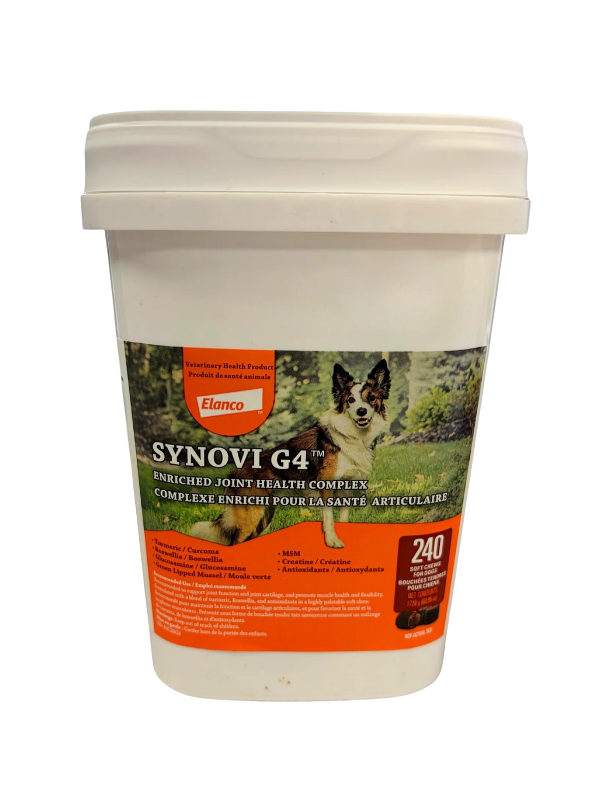 Synovi G4 Dog Joint Supplement Chews, All Ages & Sizes, 240 Count