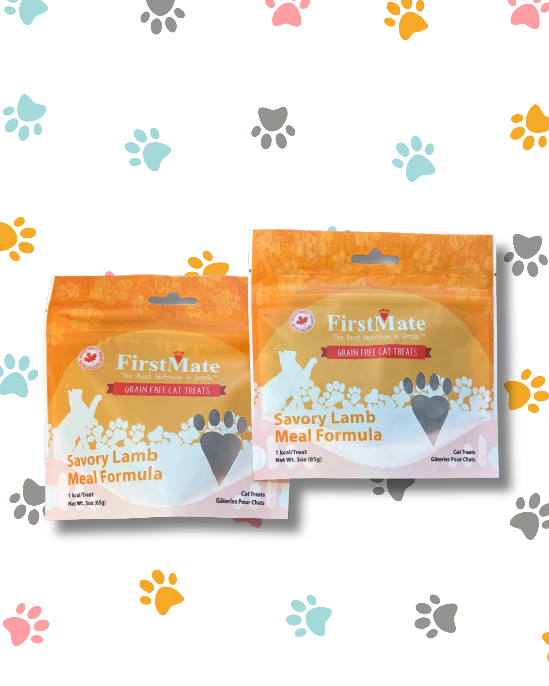 FirstMate Savory Lamb Cat Treats (85g) - 2 pack